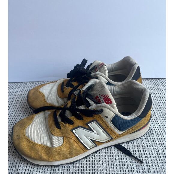 New Balance 574 mustard yellow/blue size 5 main image 7